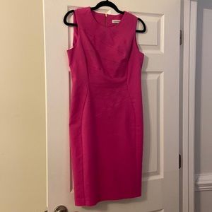 Calvin Klein Dress in the seasons hottest color - Pink! Size 8